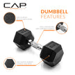 CAP Barbell 20 LB Pair Coated Hex Dumbbell Weight 🍁 All In One Marketplace Canada
