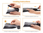Bostitch Office Executive 3 in 1 Stapler, Includes 210 Staples and Integrated Staple Remover, One Finger Stapling, No Effort, 20 Sheet Capacity, Spring Powered Stapler, Black/Gray (INP20) 🍁 All In One Marketplace Canada