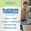 Tru Earth Platinum - Heavy Duty Laundry Detergent Sheets - Up to 128 Loads (64 Sheets), Fragrance Free - Ultra-Concentrated - Eco-Friendly Laundry Sheets 🍁 All In One Marketplace Canada