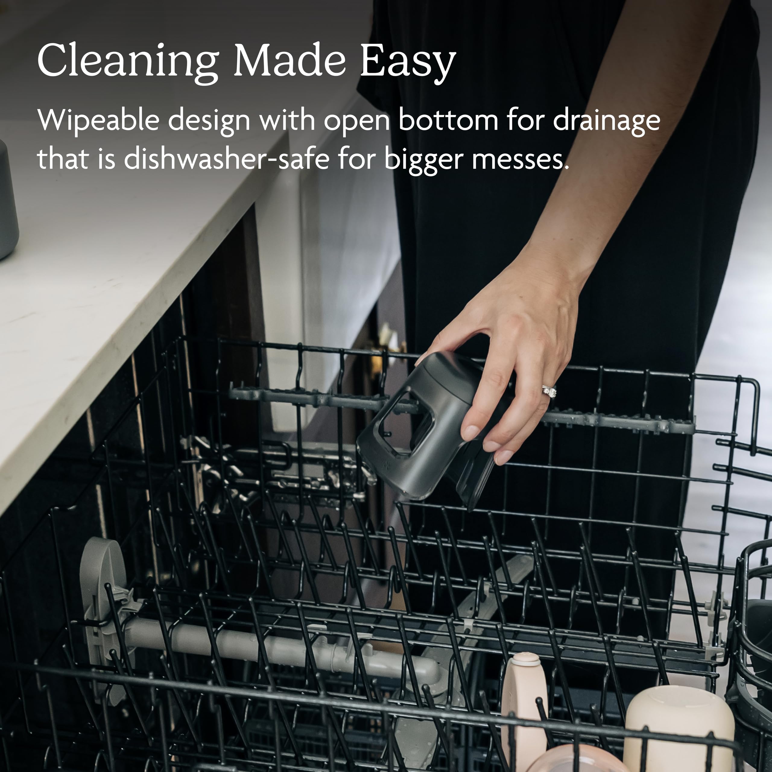 UPPAbaby Cup Holder for Vista, Cruz, Minu Strollers - Quick, Intuitive Attachment + Removal - Securely Holds Various Size Beverages - BPA Free + Dishwasher Safe - Folds Attached 🍁 All In One Marketplace Canada
