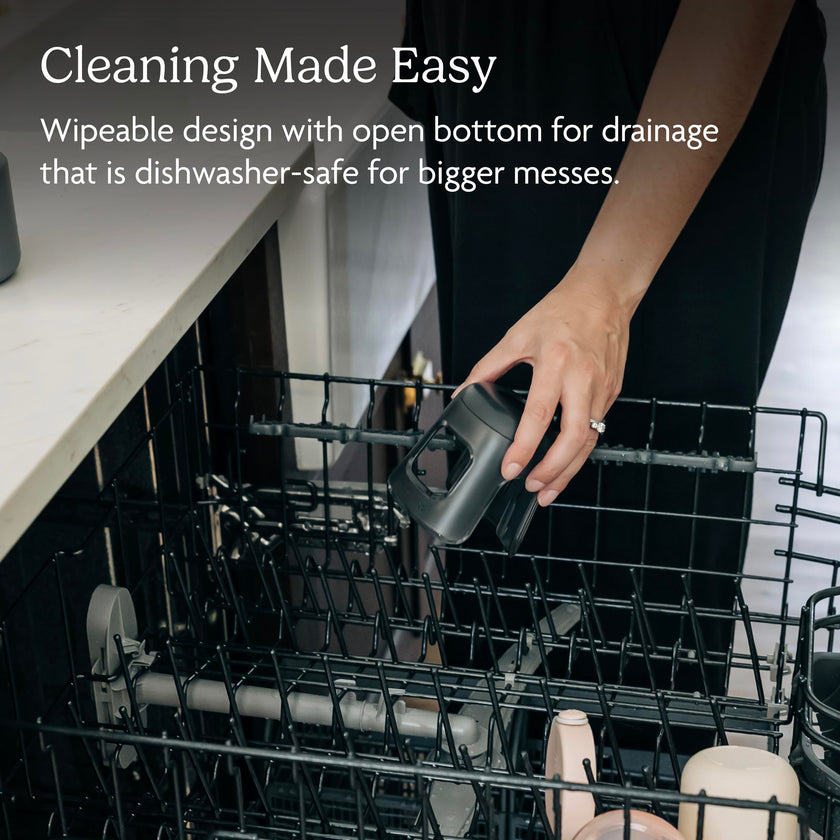 UPPAbaby Cup Holder for Vista, Cruz, Minu Strollers - Quick, Intuitive Attachment + Removal - Securely Holds Various Size Beverages - BPA Free + Dishwasher Safe - Folds Attached 🍁 All In One Marketplace Canada