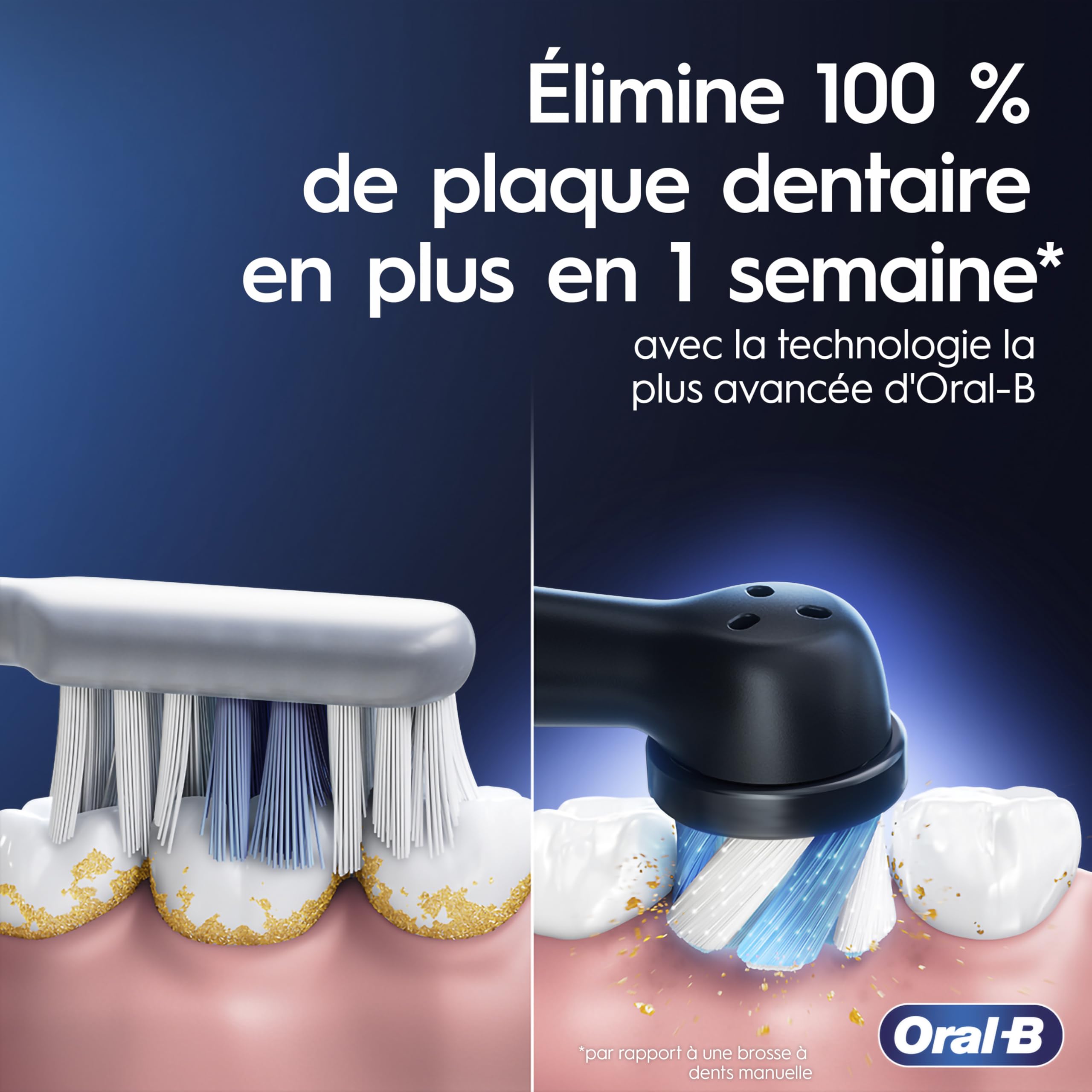 Oral-B iO4 Electric Toothbrush, for a Gentle Clean and Healthier Gums, Black, Rechargeable Electric Toothbrushes, iO Series 4 with 1 Power Toothbrush, 1 Brush Head, and 1 Travel Case 🍁 All In One Marketplace Canada