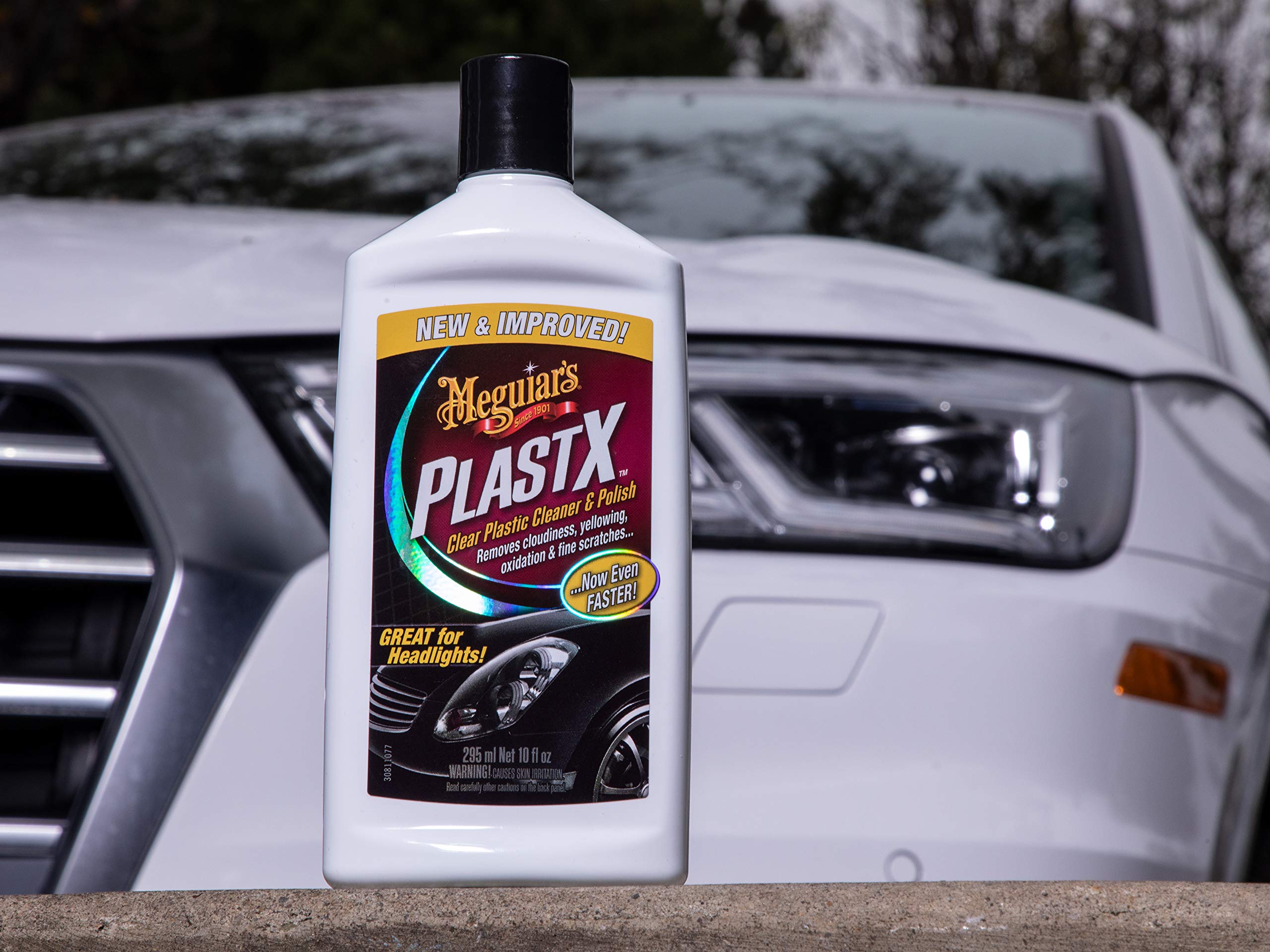 Meguiar's PlastX Clear Plastic Cleaner & Polish - Revive Cloudy, Hazy, and Lightly Scratched Plastics, Restore Clarity - 10 Oz 🍁 All In One Marketplace Canada
