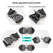 JUKMO Tactical Belt, Military Hiking Rigger 1.5 inches Nylon Web Work Belt with Heavy Duty Quick Release Buckle (Black, Small) 🍁 All In One Marketplace Canada