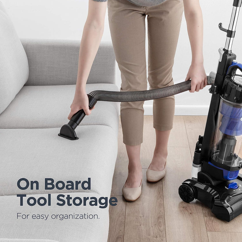 Eureka Powerful Bagless Upright Vacuum Cleaners for Home Pets, Lightweight Household Vacuum Cleaner for Carpet and Hard Floor, PowerSpeed NEU280C with Pet Turbo Brush, Blue 🍁 All In One Marketplace Canada
