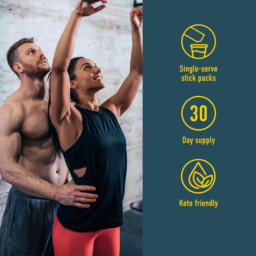Organika Canadian-Made Creatine Powder- Pure Micronized Creatine Monohydrate - Helps Build Lean Muscle, Increase Strength, and Improved Recovery and Performance for Men and Women- 30 x 5g sachets 🍁 All In One Marketplace Canada