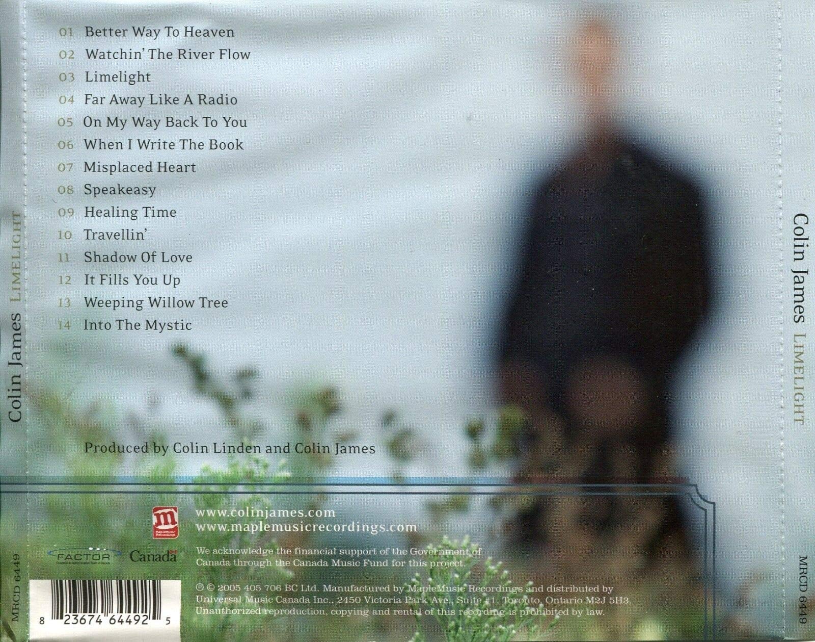 Colin James / Limelight - CD (Used)