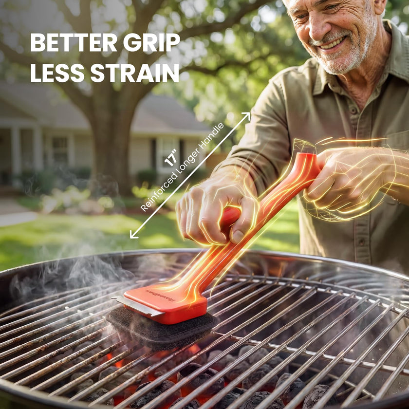 ThermoMaven BBQ Grill Brush Bristle Free - 17