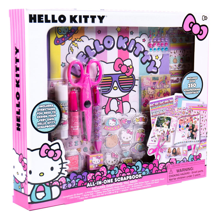 Horizon Group USA Hello Kitty All-In-One Scrapbook, Over 250 Sanrio Stationery, Cute School Supplies, Hello Kitty Notebook, Kawaii Stationery 🍁 All In One Marketplace Canada