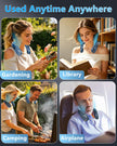 Sizet Neck Fan with Cooling Plate-USB 5500mAh Battery,24H Cooling,5 Speeds&3 Cooler Modes LED Display,Wearable Mini Portable Personal Fan,Quiet Neck Cooler for Women, Men, Kids, Travel, Outdoor, Blue 🍁 All In One Marketplace Canada