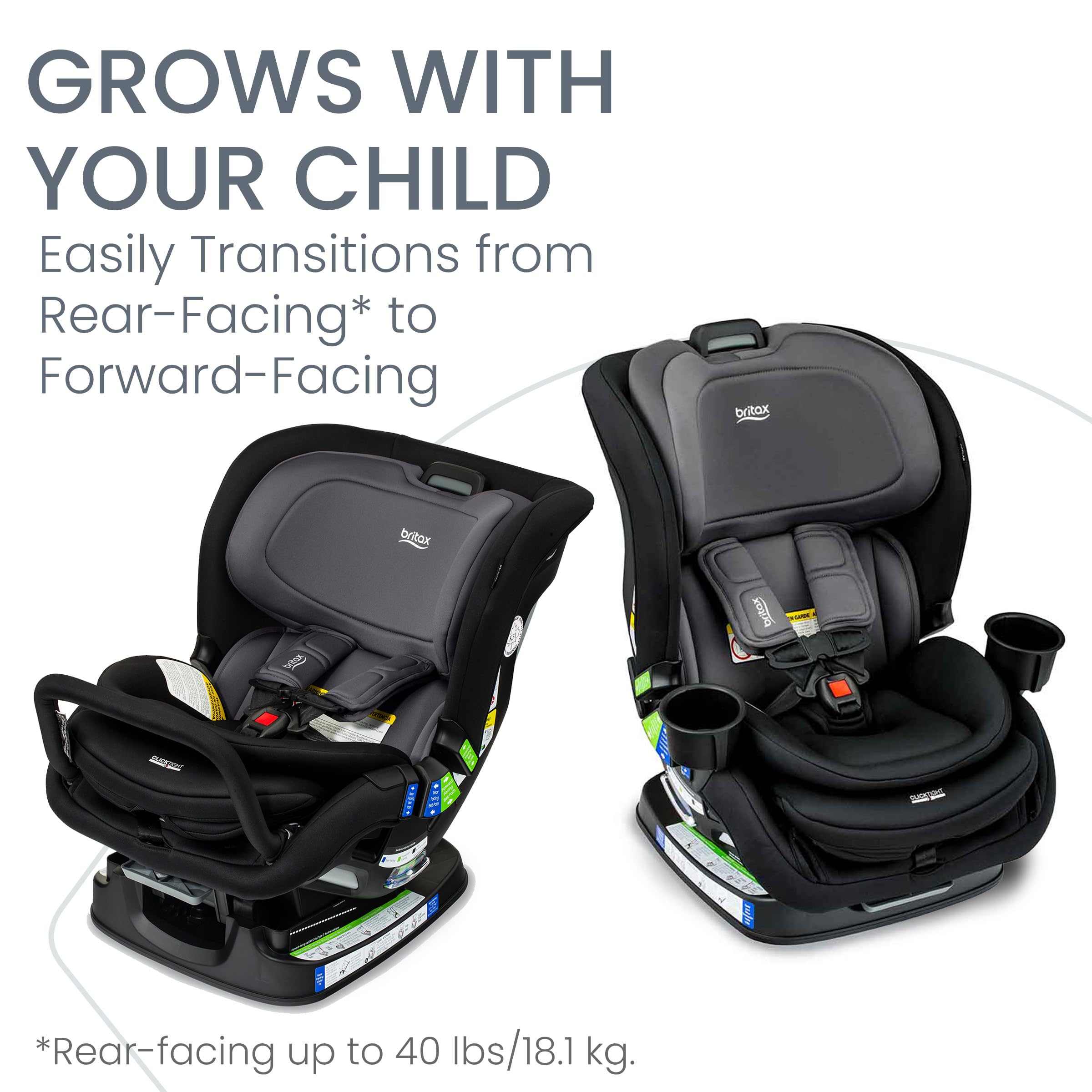 Britax Poplar Convertible Car Seat, Slim 17