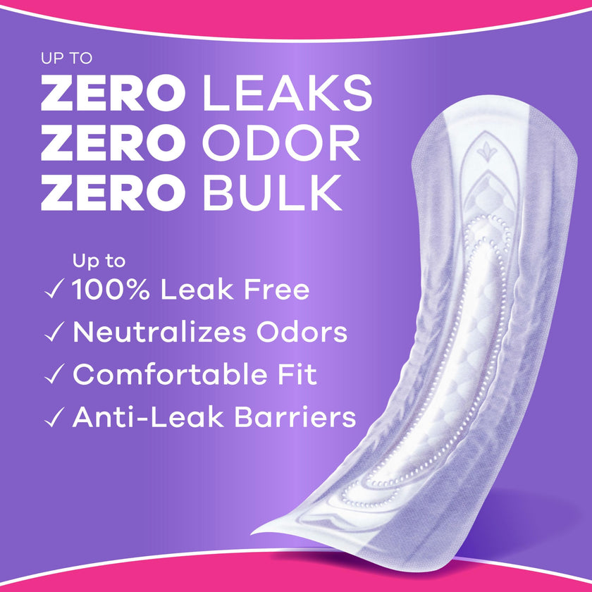 Always Discreet Adult Incontinence Pads for Women, Ultimate Absorbency, Long Length, Postpartum Pads, 54 Count 🍁 All In One Marketplace Canada