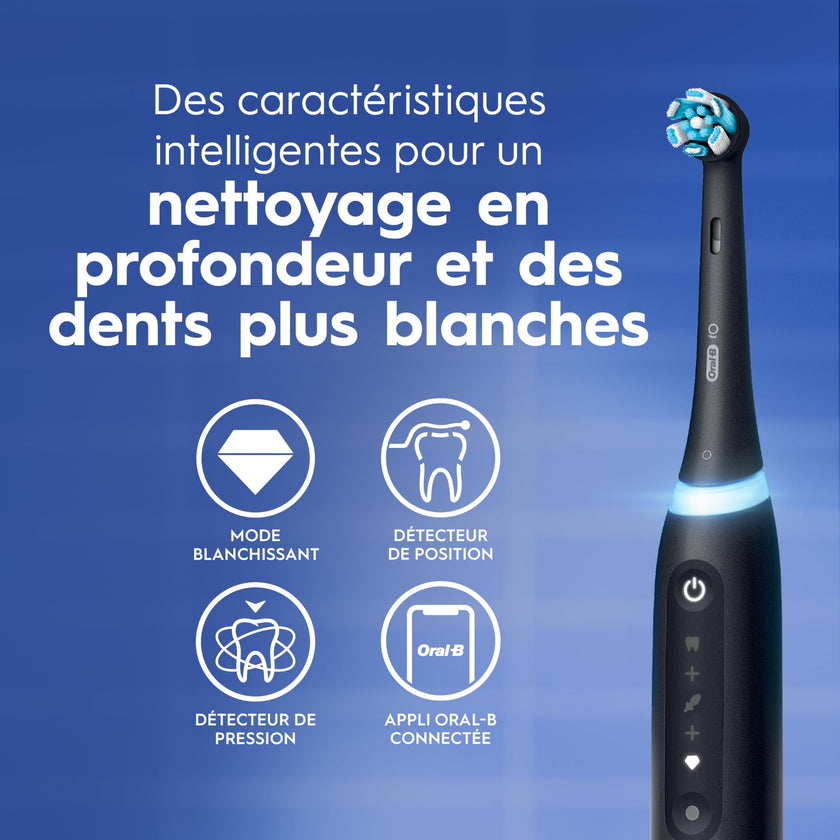 Oral-B iO Series 5 Limited Electric Toothbrush with (3) Brush Head, Rechargeable, White 🍁 All In One Marketplace Canada