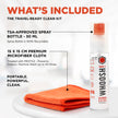 WHOOSH! Screen Shine Go 30 ml – Refillable Laptop Cleaner, Safe Streak-Free Glasses Cleaning Spray for TV, OLED, MacBook, Monitor or Car, Includes 15x15 cm PROTX2 Microfiber Cloth 🍁 All In One Marketplace Canada