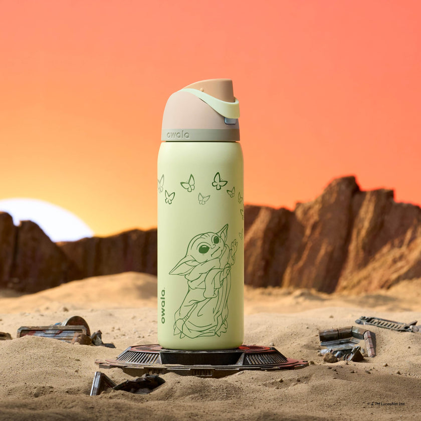 Star Wars Owala FreeSip Insulated Stainless Steel Water Bottle with Straw, BPA-Free Sports Water Bottle, Great for Travel, 32 Oz, GroGu 🍁 All In One Marketplace Canada