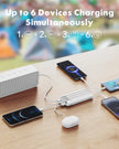 Charmast Portable Charger with Built in Cables, Power Bank with Cords Wires, Slim 10000mAh Travel Battery Pack 6 Outputs 3 Inputs 3A Fast Charging for Samsung Google Pixel LG Moto iPhone iPad 🍁 All In One Marketplace Canada