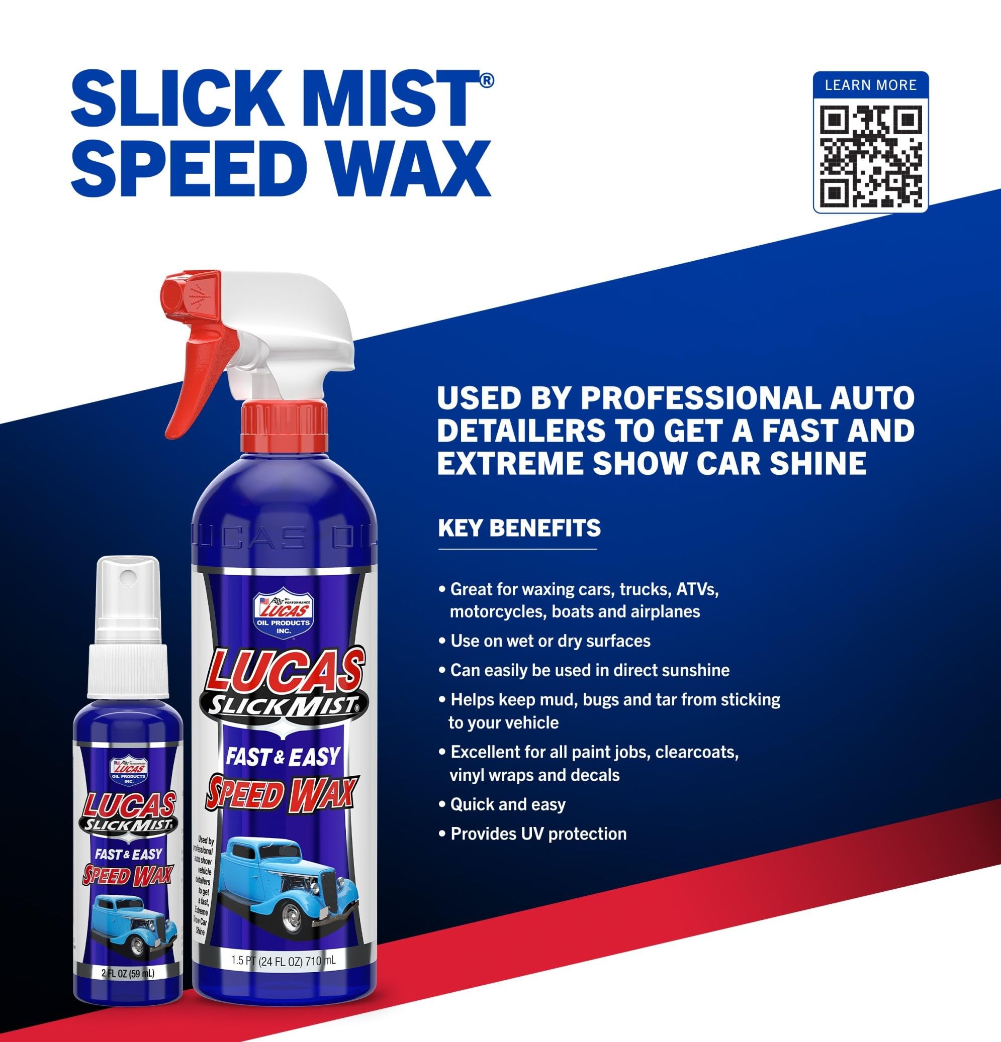 Lucas Oil LUC10160 Blue 24 Ounce Slick Mist Speed Wax 🍁 All In One Marketplace Canada