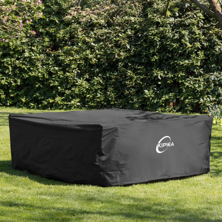 Kipiea Rectangular Patio Furniture Cover, Outdoor Table Chair Set Covers, Waterproof&Anti-UV General Seat Cover,98