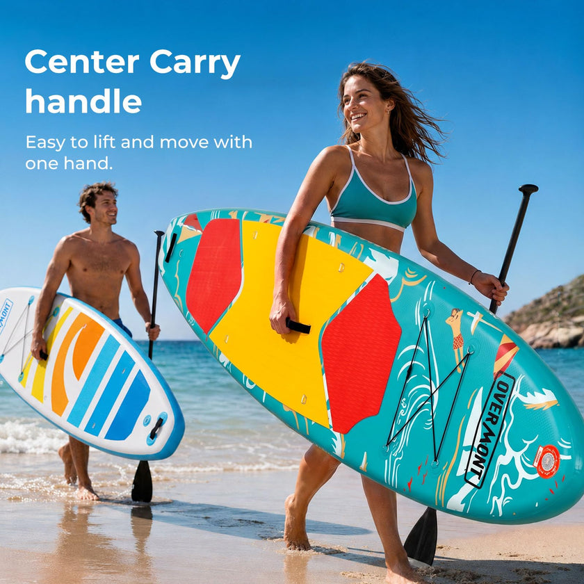 Overmont Inflatable Paddle Board 10'7