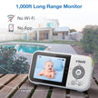 VTech VM819 Baby Monitor, 2.8” Screen, Night Vision, 2-Way Audio, Temperature Sensor and Lullabies, Secure Transmission No WiFi 🍁 All In One Marketplace Canada