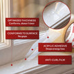 XFasten Transparent Window Weather Sealing Tape, 2-Inch x 30 Yards (50.8mm x 27.43m), Clear Window Draft Isolation Sealing Film Tape, No Residue 🍁 All In One Marketplace Canada