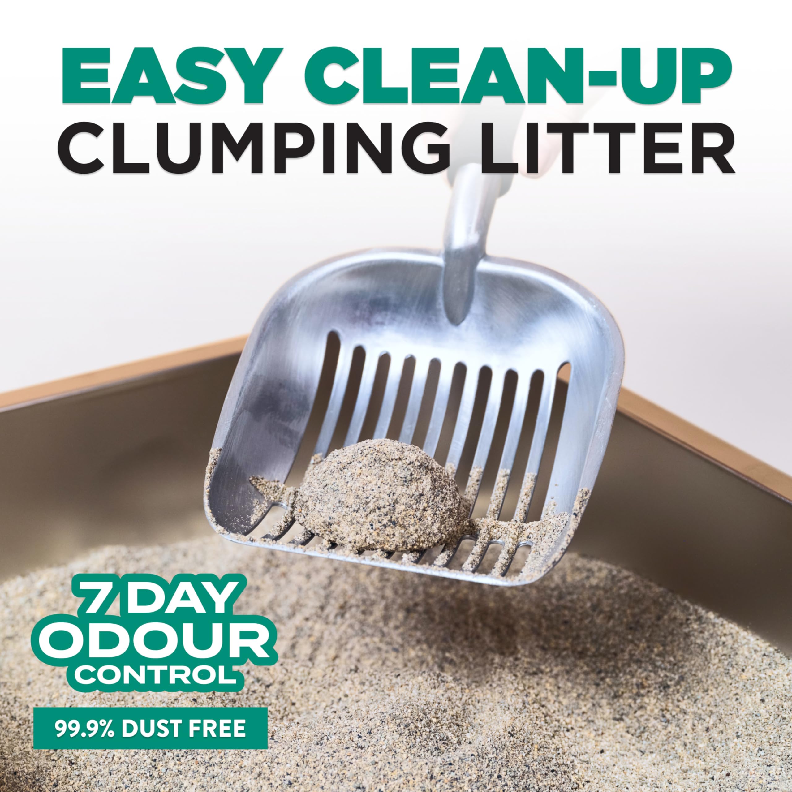 Arm & Hammer Clump & Seal Slide Clay Cat Litter, Non-Stop Odour Control, 12.7kg, 7 Days of Odour Control, Dust Free, Clumping Litter (Pack of 1) 🍁 All In One Marketplace Canada