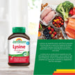 Jamieson Lysine 1,000 mg, with Zinc and Vitamin C, Cold Sore Support, and Helps Immune Health. Essential Amino Acid, Non-GMO, Gluten-Free, 60 Vegetarian Caplets, Proudly Canadian 🍁 All In One Marketplace Canada