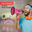 Pyle Megaphone with Siren – Loud Handheld Bullhorn with Voice Amplifier & Adjustable Volume – Portable PA System for Coaches, Cheerleading, Outdoor Events, and Emergency Use, 20W 🍁 All In One Marketplace Canada