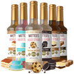 Matteo's Barista Style Sugar-Free Coffee Syrup, 6 Flavour Dessert Variety Pack, Zero Calories and Sugar, Keto-Friendly Coffee Syrups, Delicious Flavoured Coffee Syrup - 25.4 oz Syrup Bottles 🍁 All In One Marketplace Canada