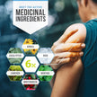 KaLaya 6X Extra Strength Pain Relief Cream with Arnica for Arthritis, Joint, Muscle, Back, Neck, Shoulder, Hand and Knee Pain- Medically formulated with 6 Natural Active, Pain Blocking & Anti inflammatory Ingredients (100g - Pack of 1)