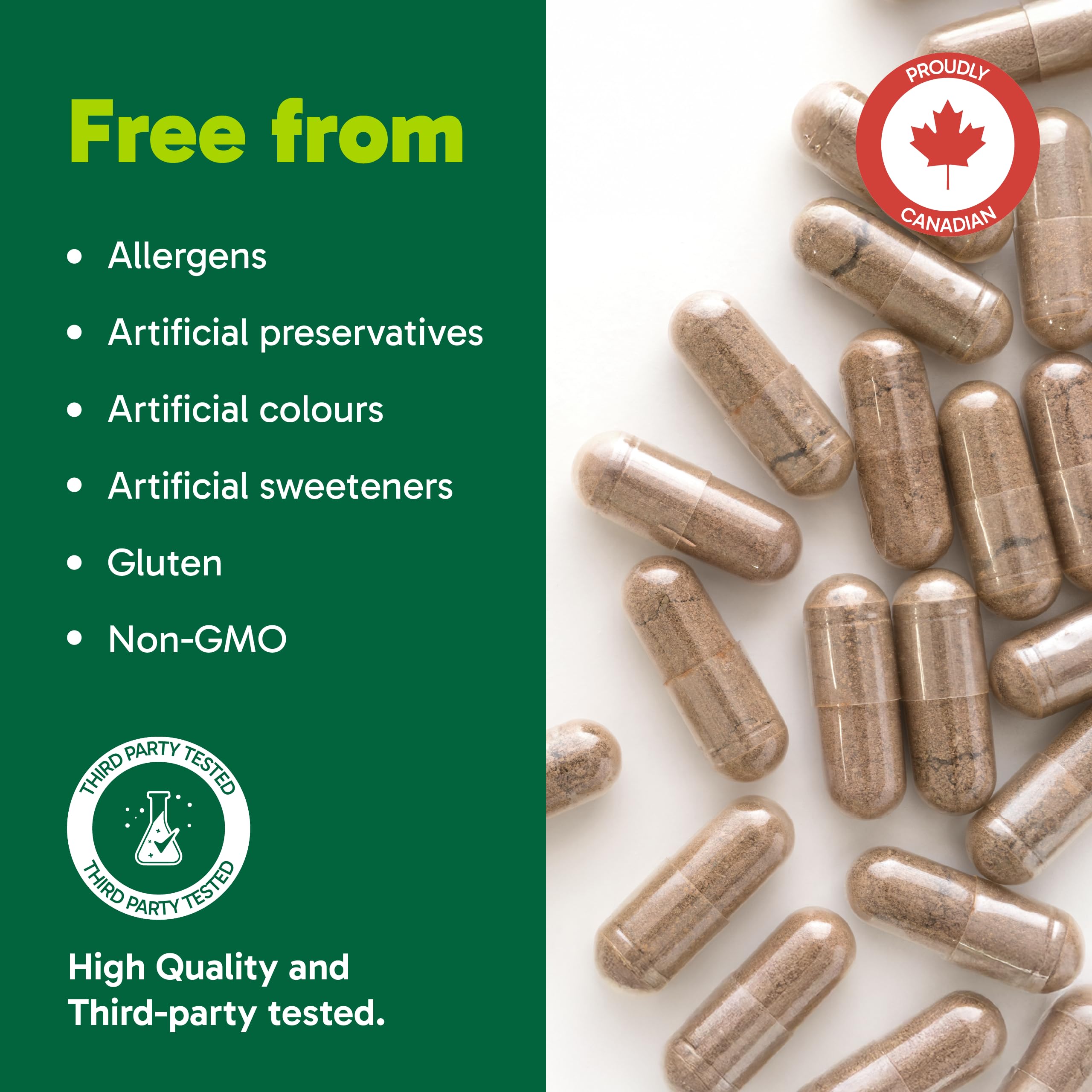 Organika Canadian-Made Korean Red Ginseng - 6 Year Old Roots, Energy Support, Stress Support, Warming Effect- 200caps 🍁 All In One Marketplace Canada