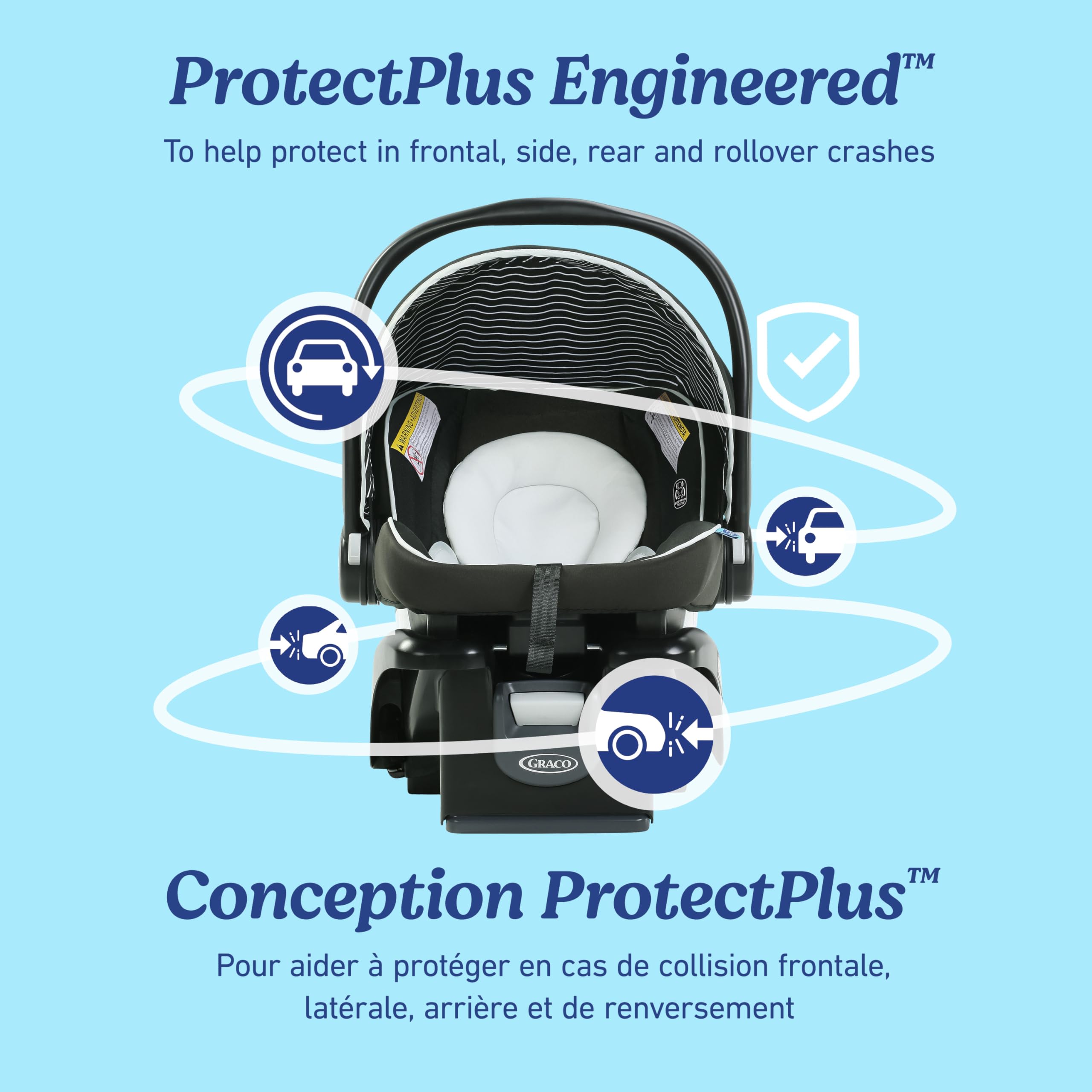 Graco SnugRide 35 Lite LX Infant Car Seat, 1.8-15.8 kg (4-35 lb), Studio 🍁 All In One Marketplace Canada