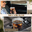 50 Pack 16oz Clear Plastic Cups with Sip Lids, Disposable Iced Coffee Cup with Strawless Lid for Party Wedding Catering Events, to Go Cups for Cold Drinks Smoothie Milkshake Lemonade Bubble 🍁 All In One Marketplace Canada
