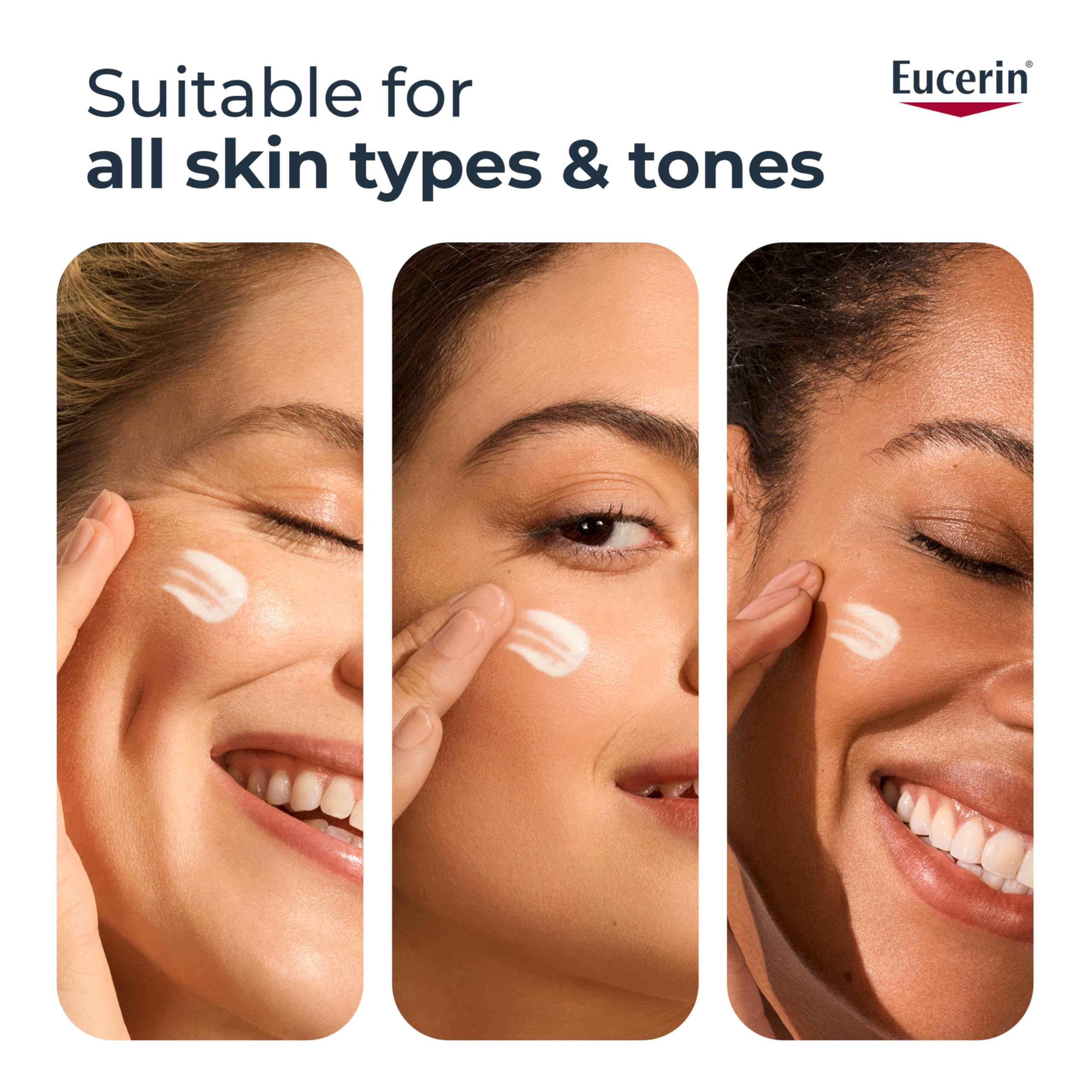 Eucerin Complete Hydration Ultra-Light Fluid Sunscreen, Daily Face Sunscreen SPF 50 With Hyaluronic Acid, Body SPF 50 Lotion with UVA-UVB Sun Protection, Fragrance Free & Non Greasy, 50 ml 🍁 All In One Marketplace Canada