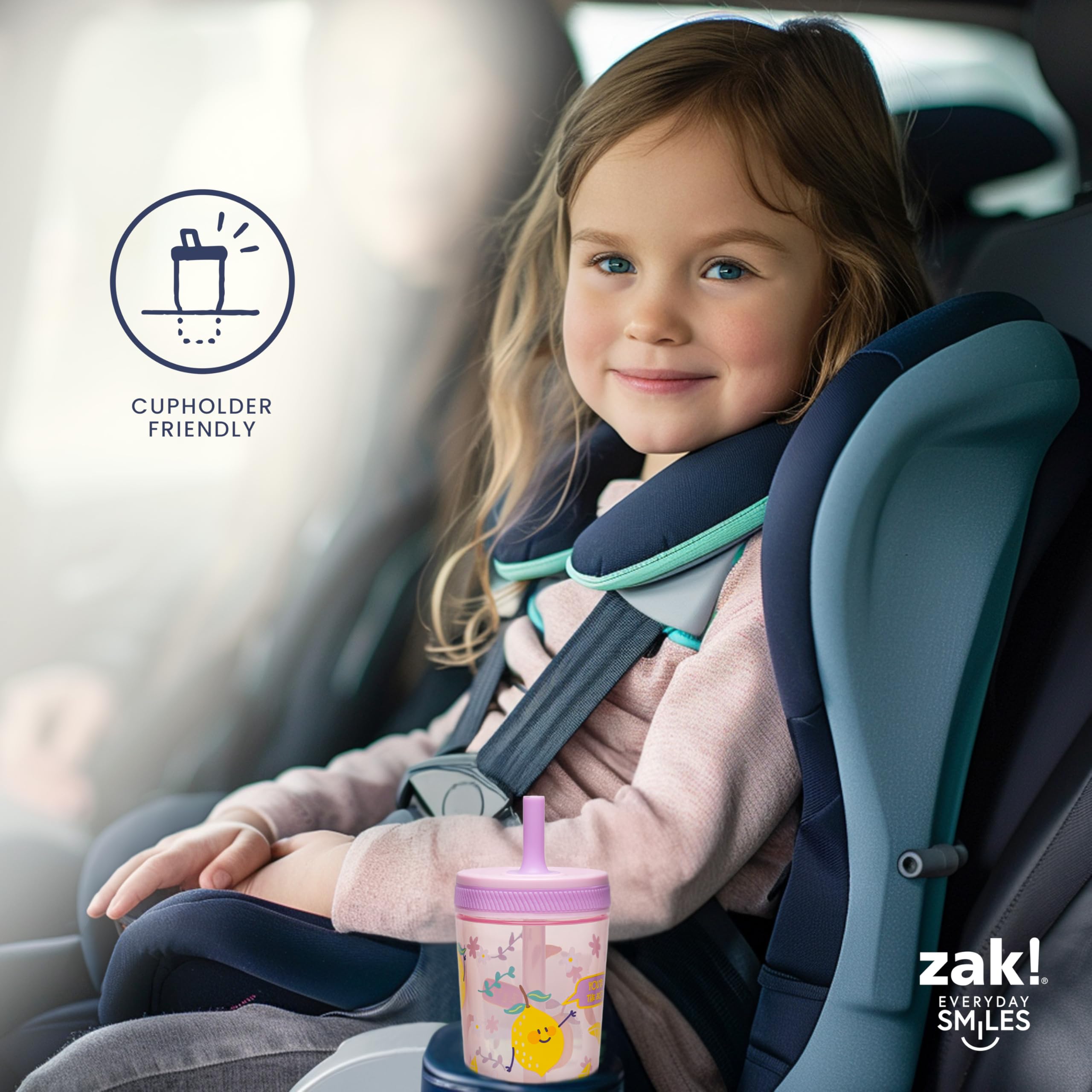 Zak Designs Bluey Kelso 15oz Leak-Proof Toddler Straw Cups, 2-Pack 🍁 All In One Marketplace Canada