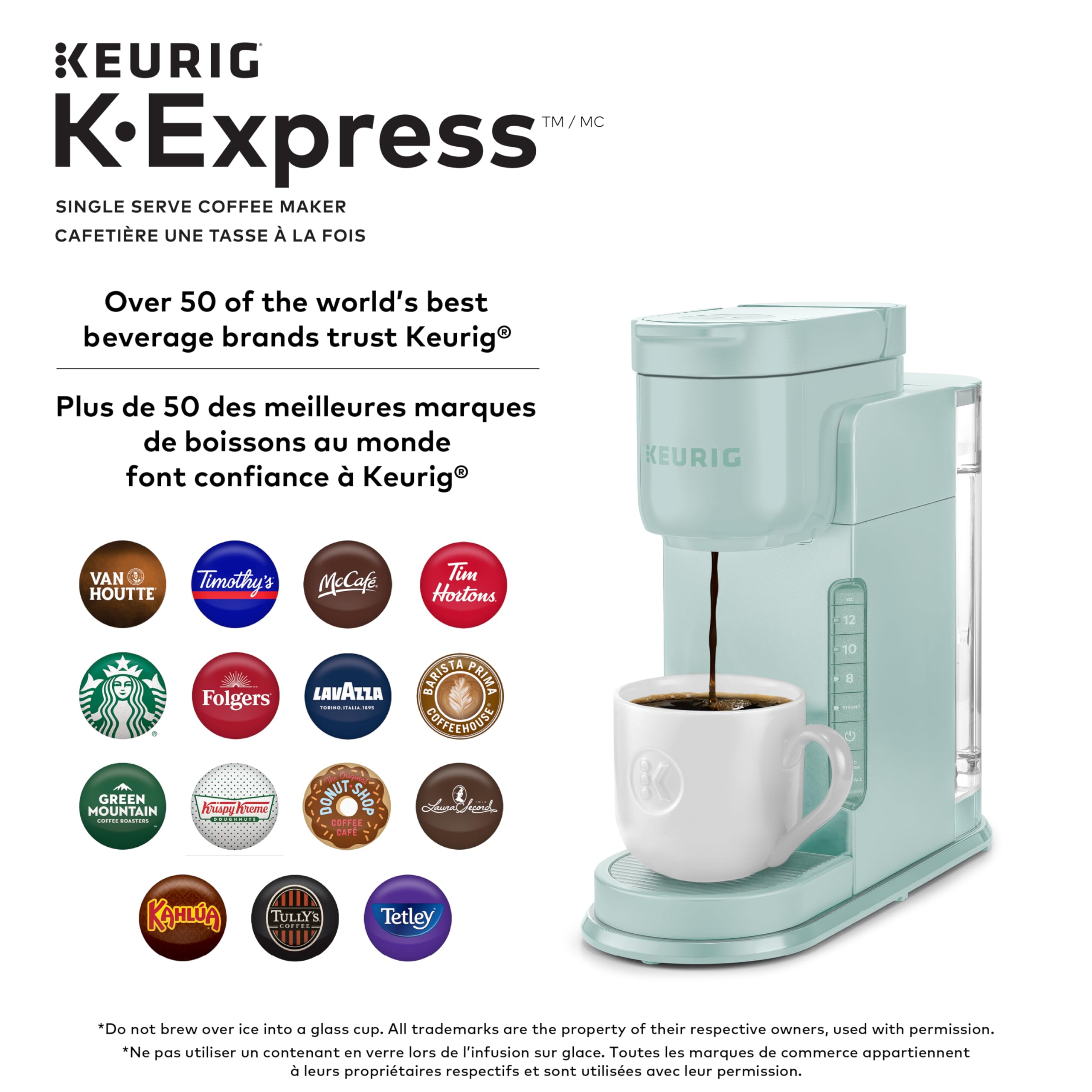 Keurig K-Express Single Serve K-Cup Pod Coffee Maker, Mint, With A Removable Reservoir And Strong Button Function 🍁 All In One Marketplace Canada