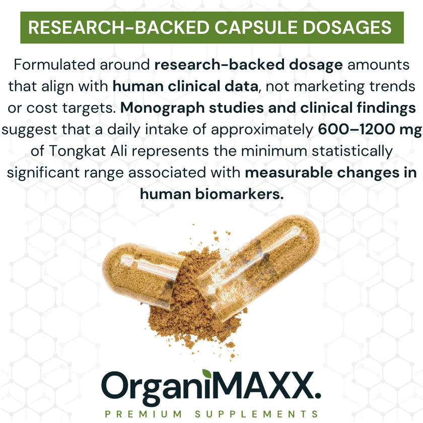 6X Strength Tongkat Ali 600 MG PER SINGLE CAPSULE 60,000 MG Equivalent 100:1 Extract Ratio Highest Potency, OrganiMAXX Longjack Eurycoma Longifolia Non-GMO Premium Tongkat Ali Supplement For Men. 🍁 All In One Marketplace Canada