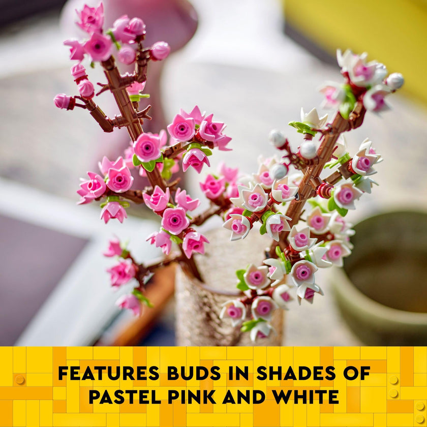 LEGO Cherry Blossom Building Toy for Kids, Girls & Boys, Ages 8+ - Artificial Cherry Blossom Decor for Home & Display - Creative Gift Idea for Plant & Flower Lovers - 40725 🍁 All In One Marketplace Canada