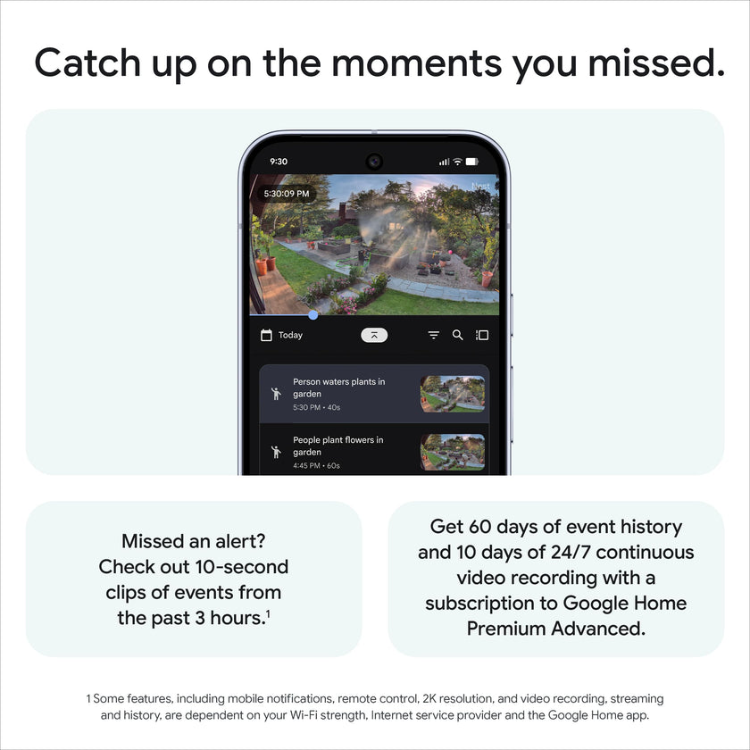 Google Nest Cam Outdoor (Wired, 2nd gen) - 2K Video and Gemini - 1-Pack 🍁 All In One Marketplace Canada