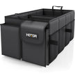 HOTOR Trunk Organizer - Car Organizer, Foldable Trunk organizer for SUVs & Sedans, Car Accessories, Tools, Sundries, 2 Compartments, Black 🍁 All In One Marketplace Canada