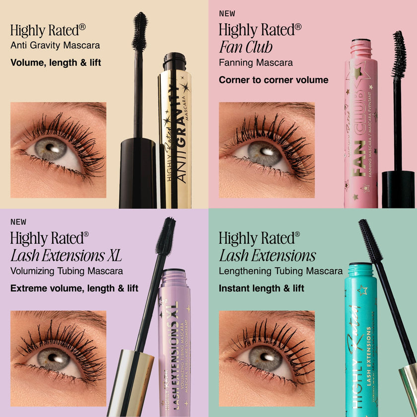 Milani Highly Rated Lash Extensions Tubing Mascara - Black, Extreme Length & Definition - Smudge-Proof, 16HR Wear - Easy Removal with Warm Water - Cruelty-Free & Vegan, 10.5 mL 🍁 All In One Marketplace Canada