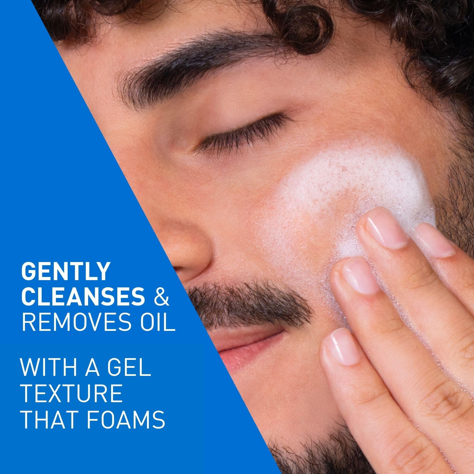 CeraVe Foaming Face Wash, Gel Face Cleanser for Normal to Oily Skin, Removes Excess Oil & Dirt, with Hyaluronic Acid, Niacinamide & Ceramides, Fragrance-Free, Recommended by Dermatologists, 562mL 🍁 All In One Marketplace Canada