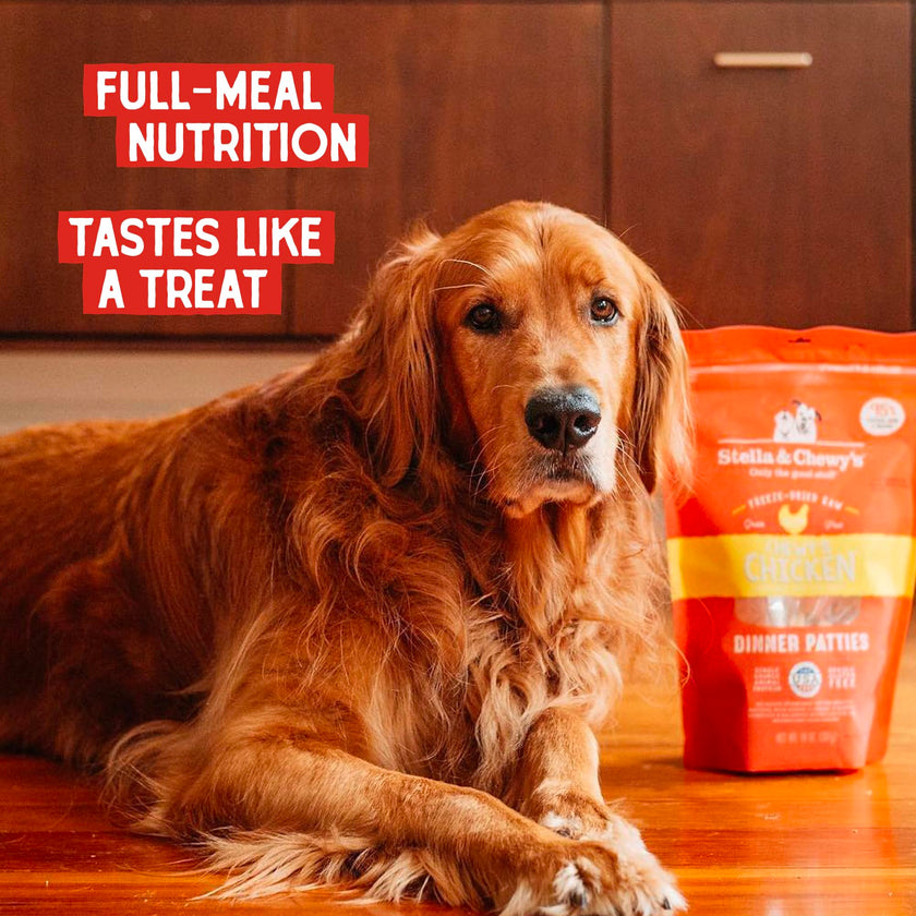 Stella & Chewy’s Freeze Dried Raw Dinner Patties – Grain Free Dog Food, Protein Rich Chewy’s Chicken Recipe – 708g Bag 🍁 All In One Marketplace Canada