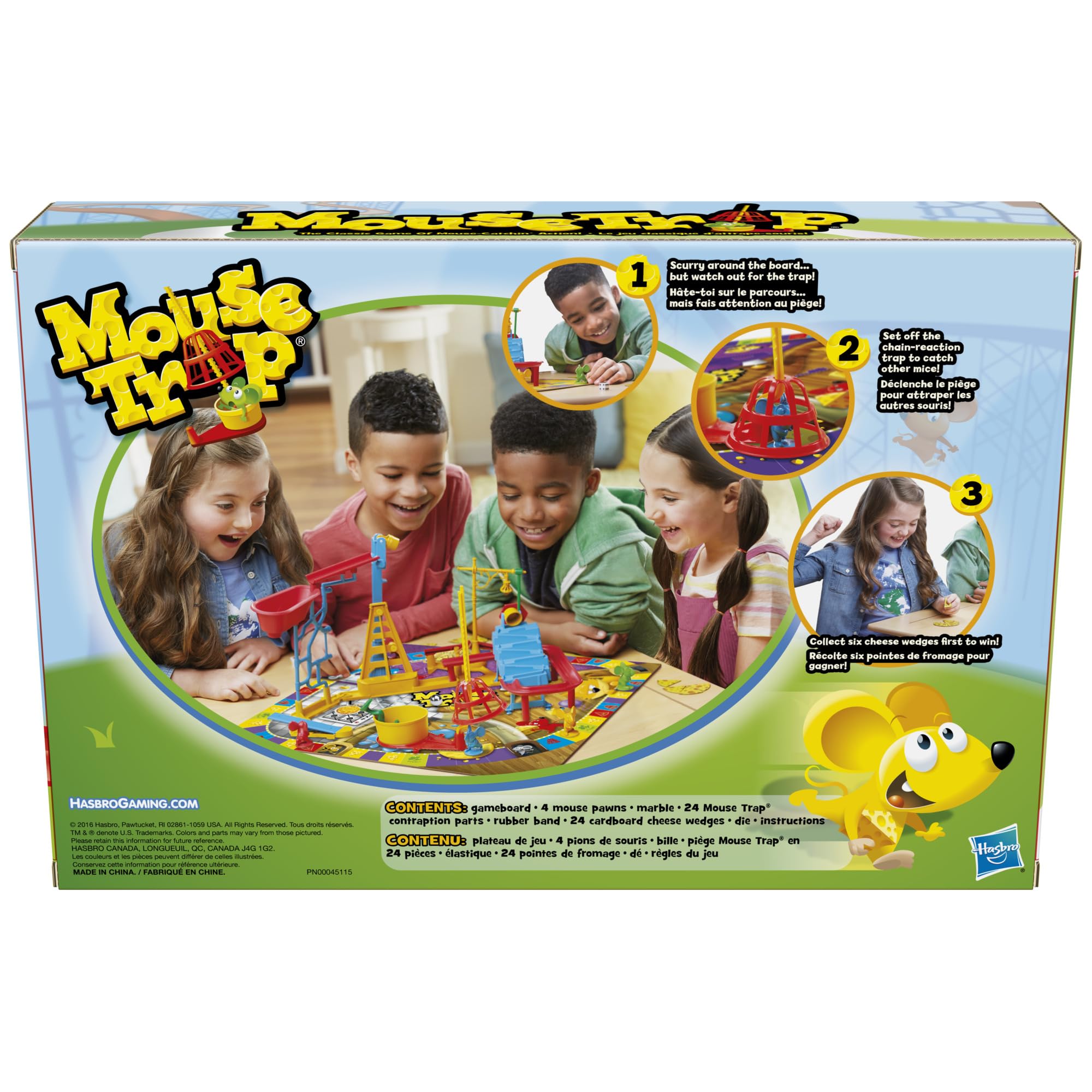 Mouse Trap Board Game for Kids Ages 6 and Up, Classic Kids Game for 2-4 Players, with Easier Set-Up Than Previous Versions 🍁 All In One Marketplace Canada