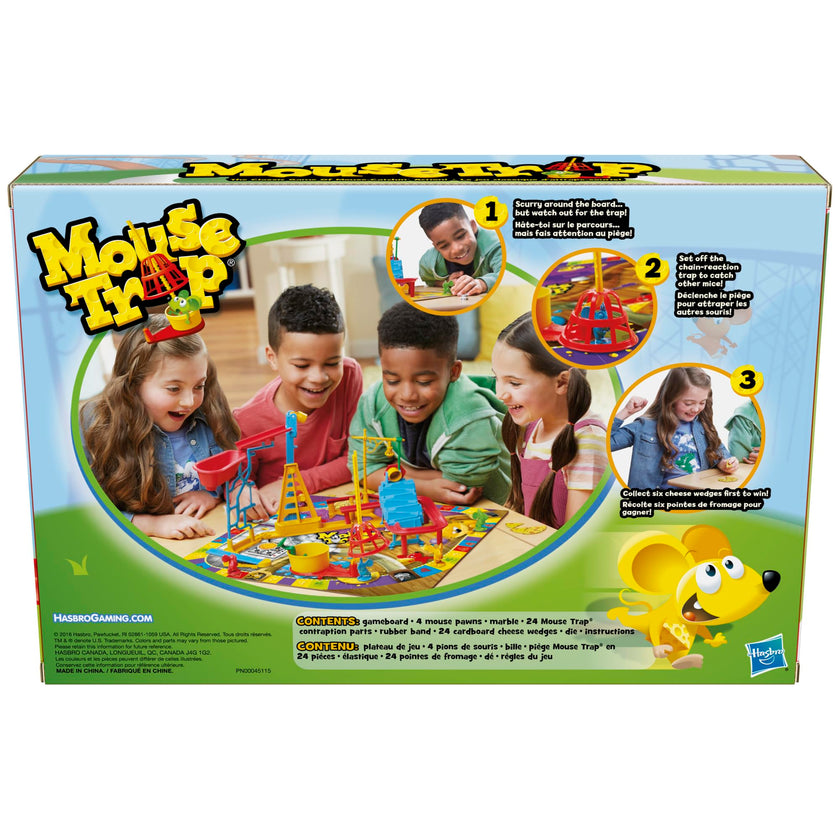 Mouse Trap Board Game for Kids Ages 6 and Up, Classic Kids Game for 2-4 Players, with Easier Set-Up Than Previous Versions 🍁 All In One Marketplace Canada
