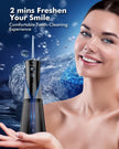 WAFLOO Water Flossers - Portable 300ML Larger Tank Waterflosser IPX7 Waterproof Floss for Home Travel, 5 Modes, 6 Flossing Tips 🍁 All In One Marketplace Canada