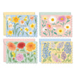 S&O Floral Thank You Cards with Envelopes – 36 Blank Cards – 4 Assorted Sunlit Meadows Designs with Gold Foil – 3.5x5