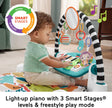 Fisher-Price Baby Musical Toy Set Glow and Grow Kick & Play Piano Gym Blue Playmat with 2 Rattle Maracas for Newborns Ages 0+ Months 🍁 All In One Marketplace Canada