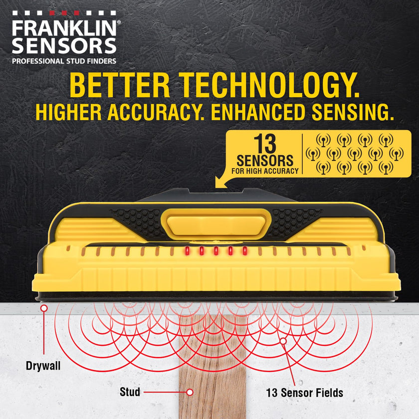 Franklin Sensors ProSensor M210 Stud Finder with 13-Sensors, Wood & Metal Stud Detector/Wall Scanner, Live Wire Detection 🍁 All In One Marketplace Canada