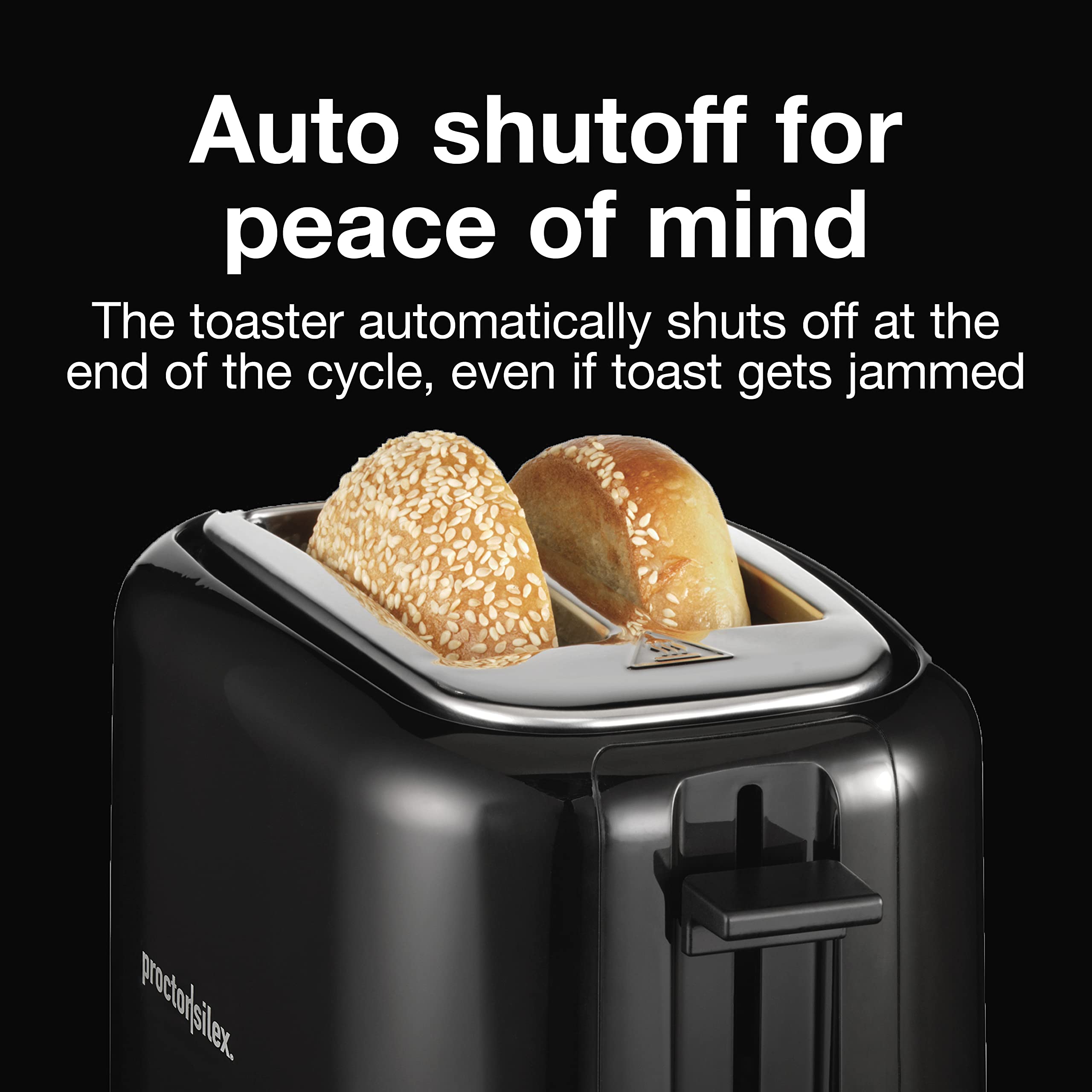 Proctor Silex 2-Slice Extra-Wide Slot Toaster with Cool Wall, Shade Selector, Toast Boost, Auto Shut-Off and Cancel Button, Black, 22215G 🍁 All In One Marketplace Canada